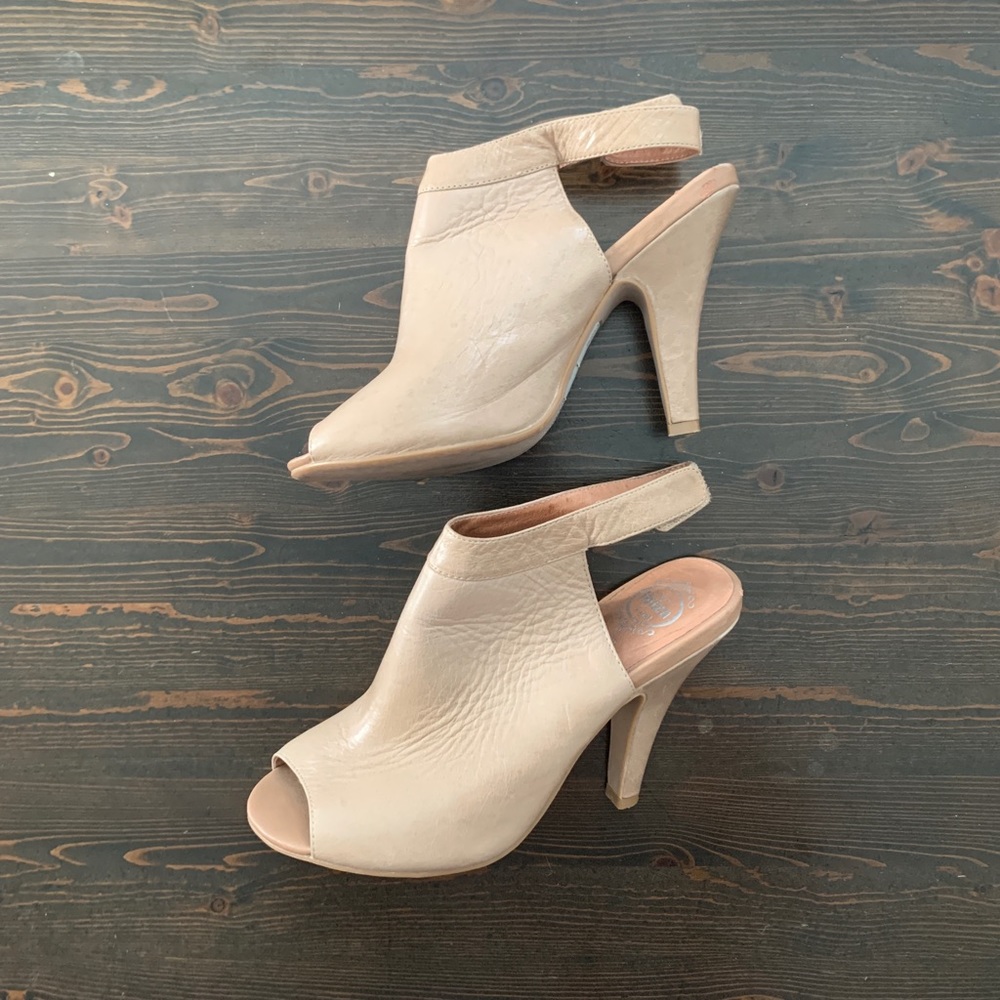 Jeffrey Campbell Handmade Ibiza Last Tan Heels
